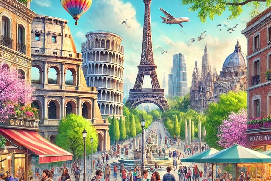 Avrupa’da Bahar Sezonu Başladı: Turist Sayısında Rekor Bekleniyor