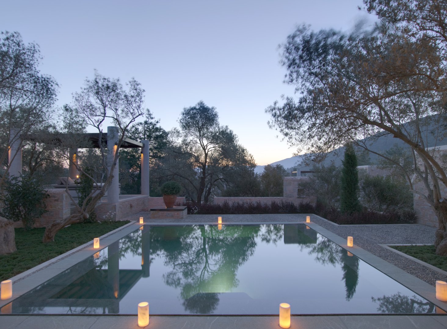 Pool Pavilion Garden View