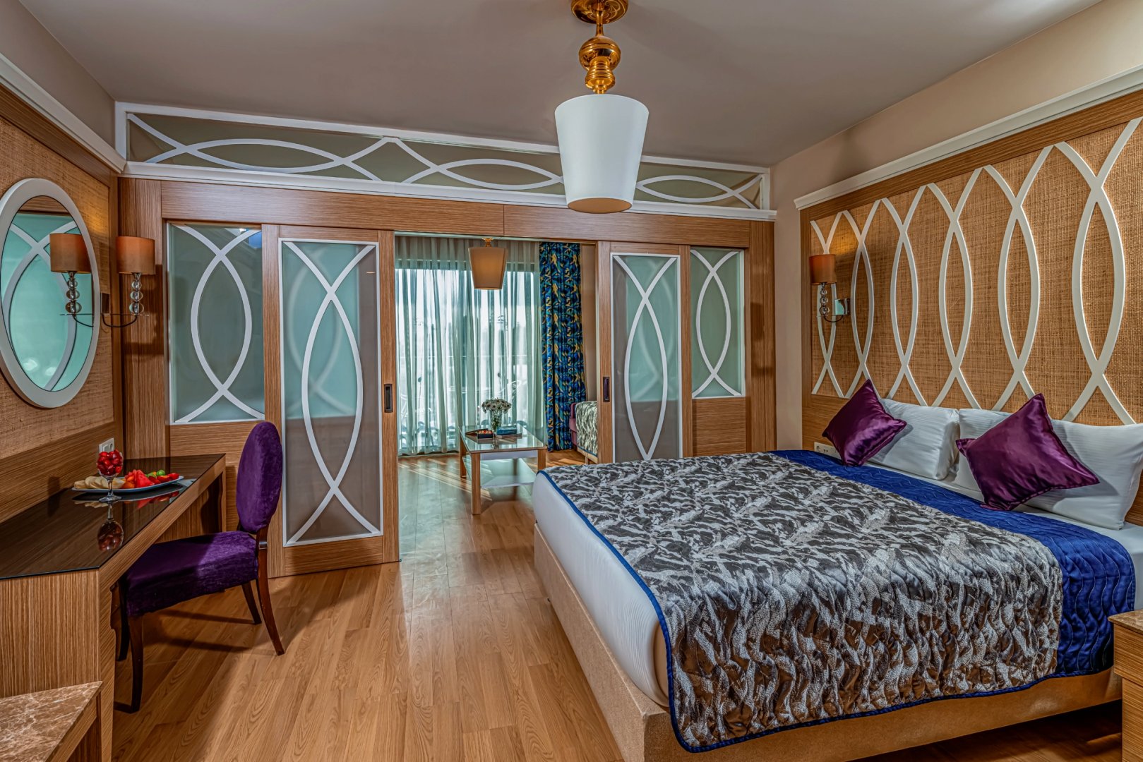 MAIN BUILDING FAMILY 2 BEDROOMS WITH SLIDING DOORS LAND VIEW COUPLE & LADIE'S ONLY